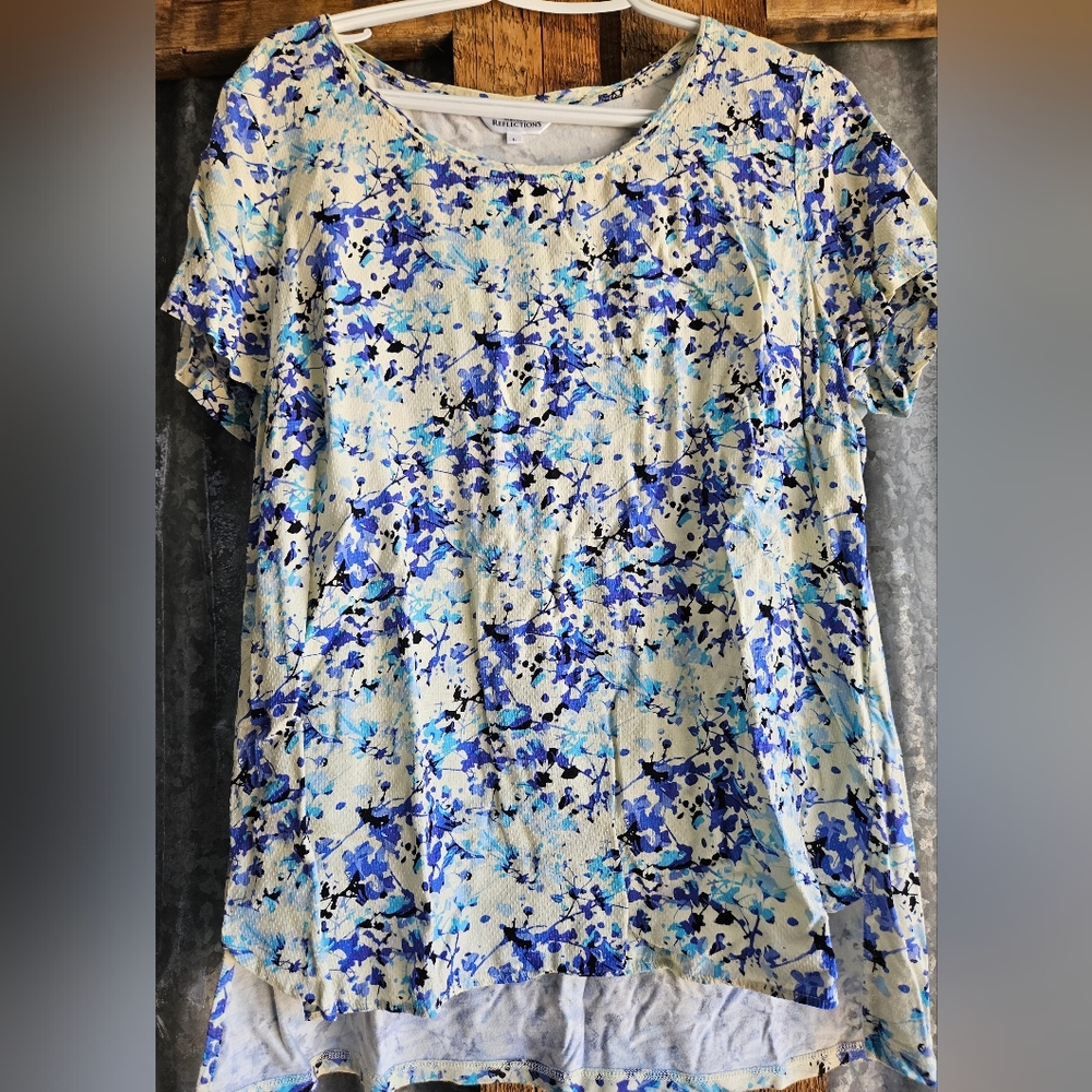 Northern Reflections Mixed Media High Low Top size large